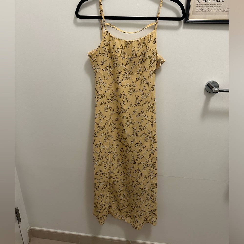 Floral Yellow Dress